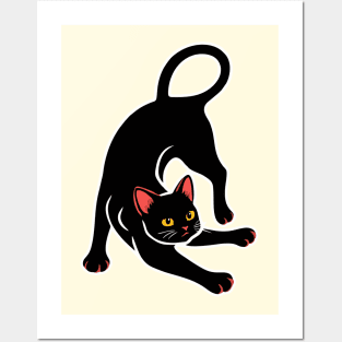 Black Cat Posters and Art